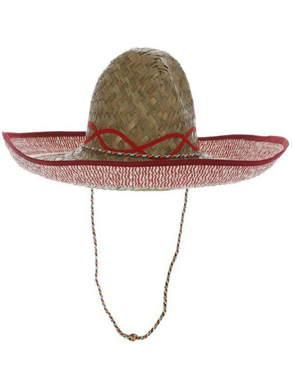 Sombrero Straw Hat, Brown - Adult Weekender