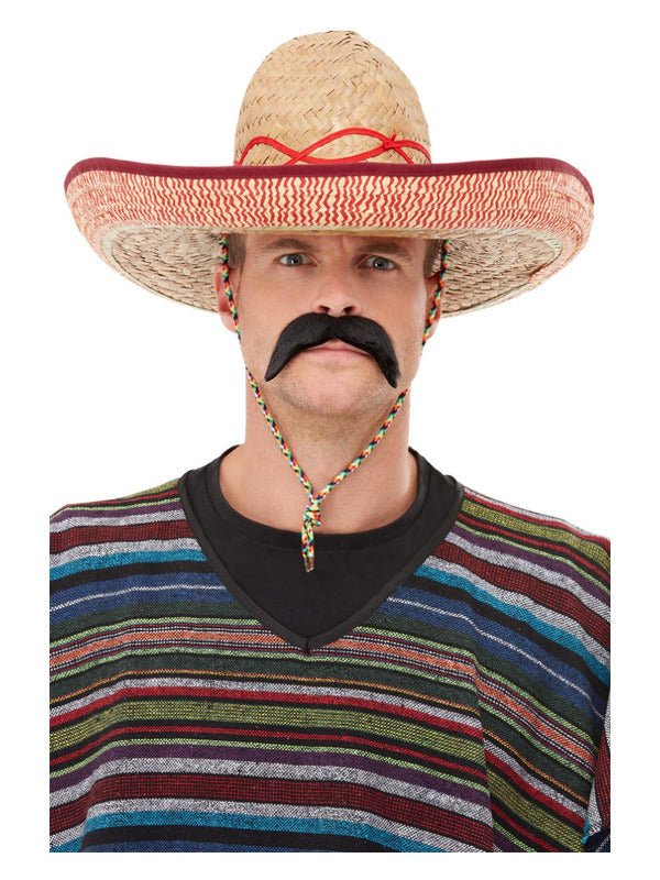 Sombrero Straw Hat, Brown - Adult Weekender