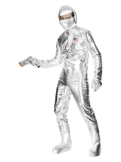 Spaceman Costume, Silver - Adult Weekender