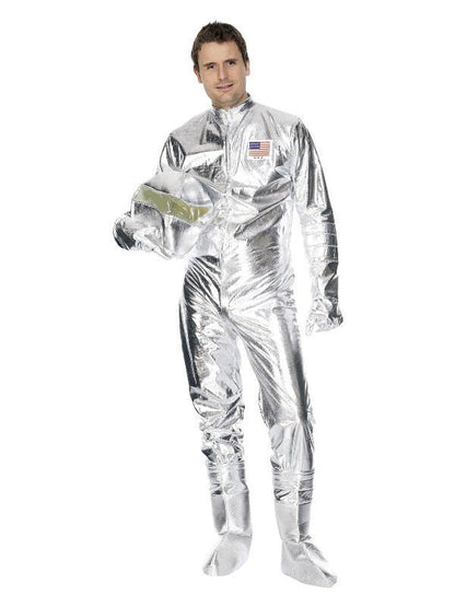Spaceman Costume, Silver - Adult Weekender