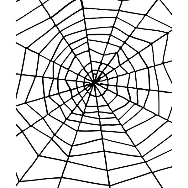 Spider & Spiders Web, Black - Adult Weekender