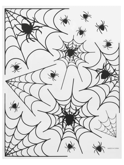 Spider Window Stickers, 1 Sheet - Adult Weekender