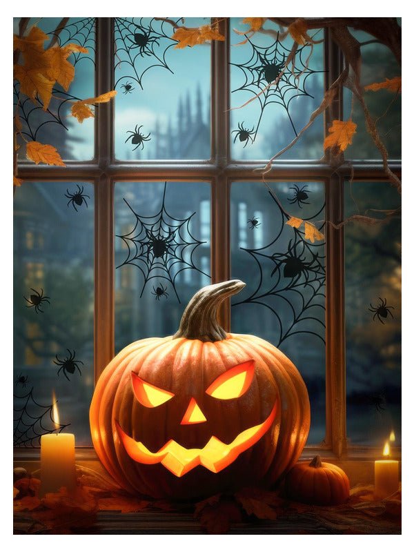 Spider Window Stickers, 1 Sheet - Adult Weekender