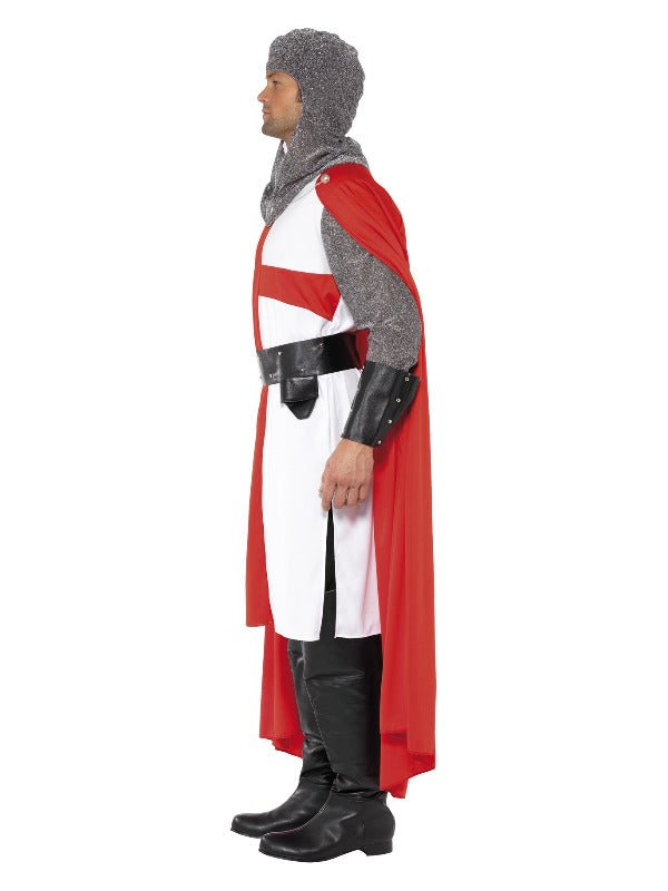 St George Hero Costume, Red - Adult Weekender