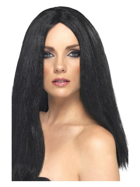 Star Style Wig, Black - Adult Weekender
