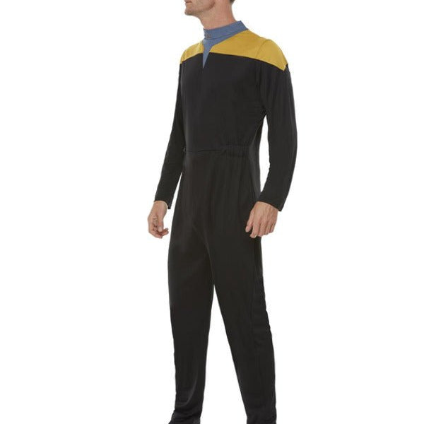 Star Trek, Voyager Operations Uniform, Gold & Blac - Adult Weekender
