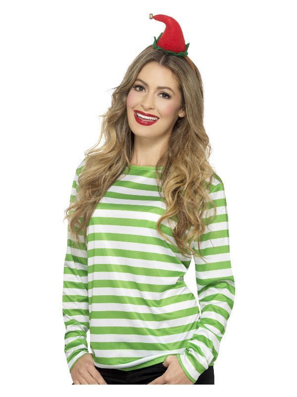 Stripy T-Shirt, Green - Adult Weekender