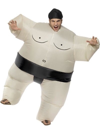Sumo Wrestler Costume, White - Adult Weekender