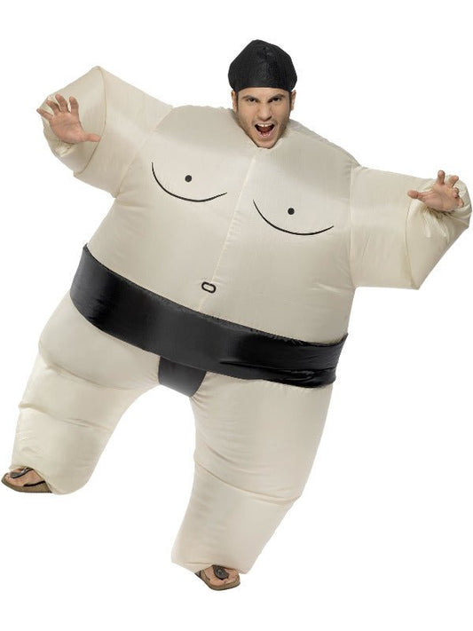 Sumo Wrestler Costume, White - Adult Weekender
