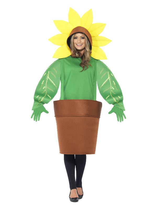 Sunflower Costume, with Top with Attached Hood - Adult Weekender