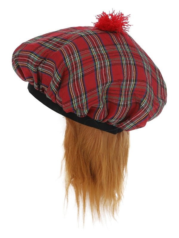 Tam - O - Shanter Tartan Hat, Red - Adult Weekender