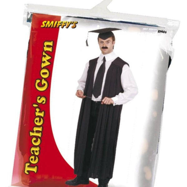 Teachers Gown, Black - Adult Weekender