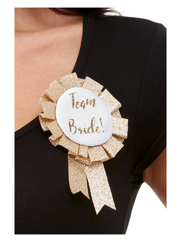 Team Bride Rosette, Rose Gold - Adult Weekender