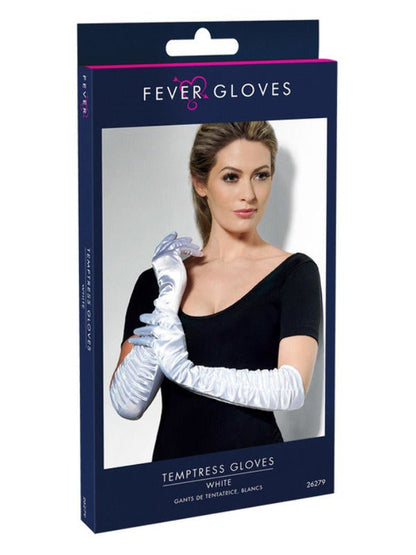 Temptress Gloves, White - Adult Weekender