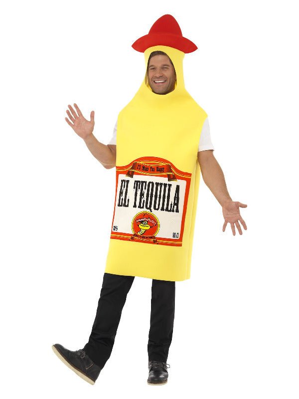 Tequila Bottle Costume, Yellow - Adult Weekender