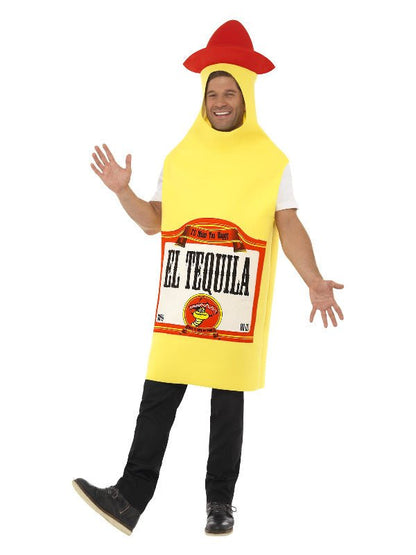Tequila Bottle Costume, Yellow - Adult Weekender