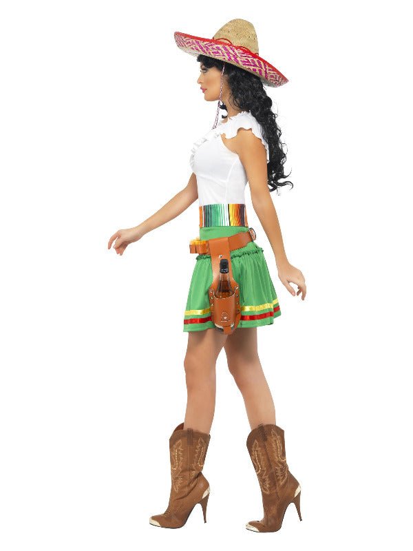 Tequila Shooter Girl Costume, Green - Adult Weekender