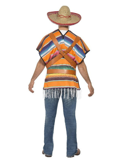 Tequila Shooter Guy Costume, Orange &amp; Green - Adult Weekender
