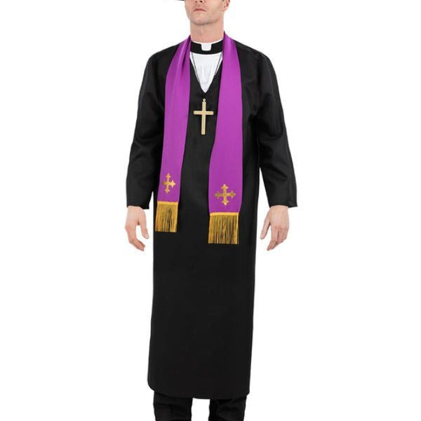 The Exorcist, Father Merrin Priest Costume, Robe - Adult Weekender