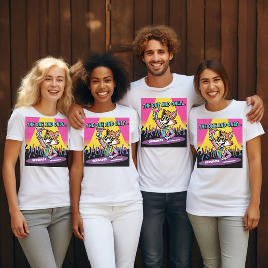 The One and Only - Adult Weekender Front and Back Personalised Unisex Heavy T-Shirt - 90s - Adult Weekender