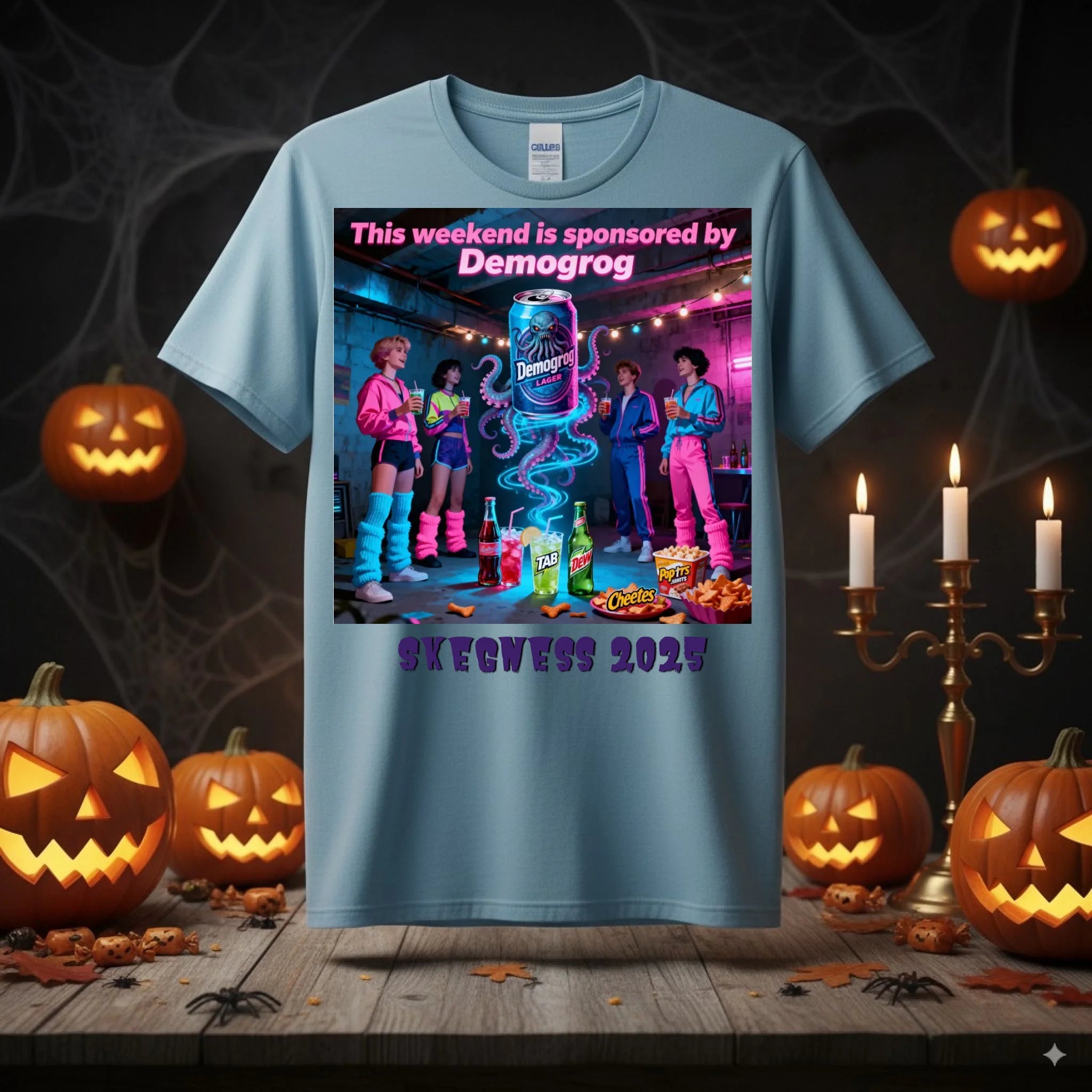 This weekend is sponsored by Demogrog - Adult Weekender Unisex Heavy T-Shirt - Stags, Hens, Birthdays Halloween - Adult Weekender