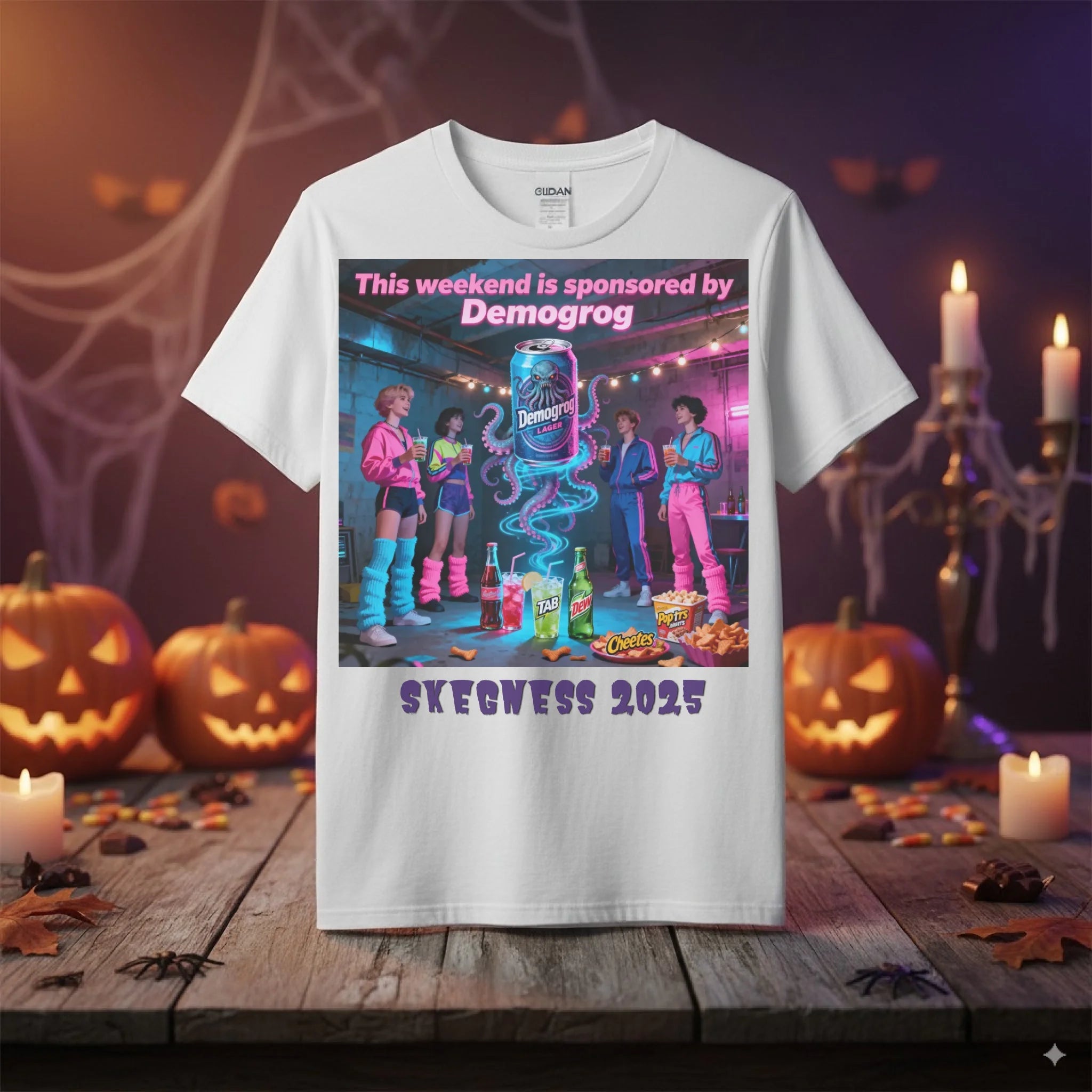 This weekend is sponsored by Demogrog - Adult Weekender Unisex Heavy T-Shirt - Stags, Hens, Birthdays Halloween - Adult Weekender