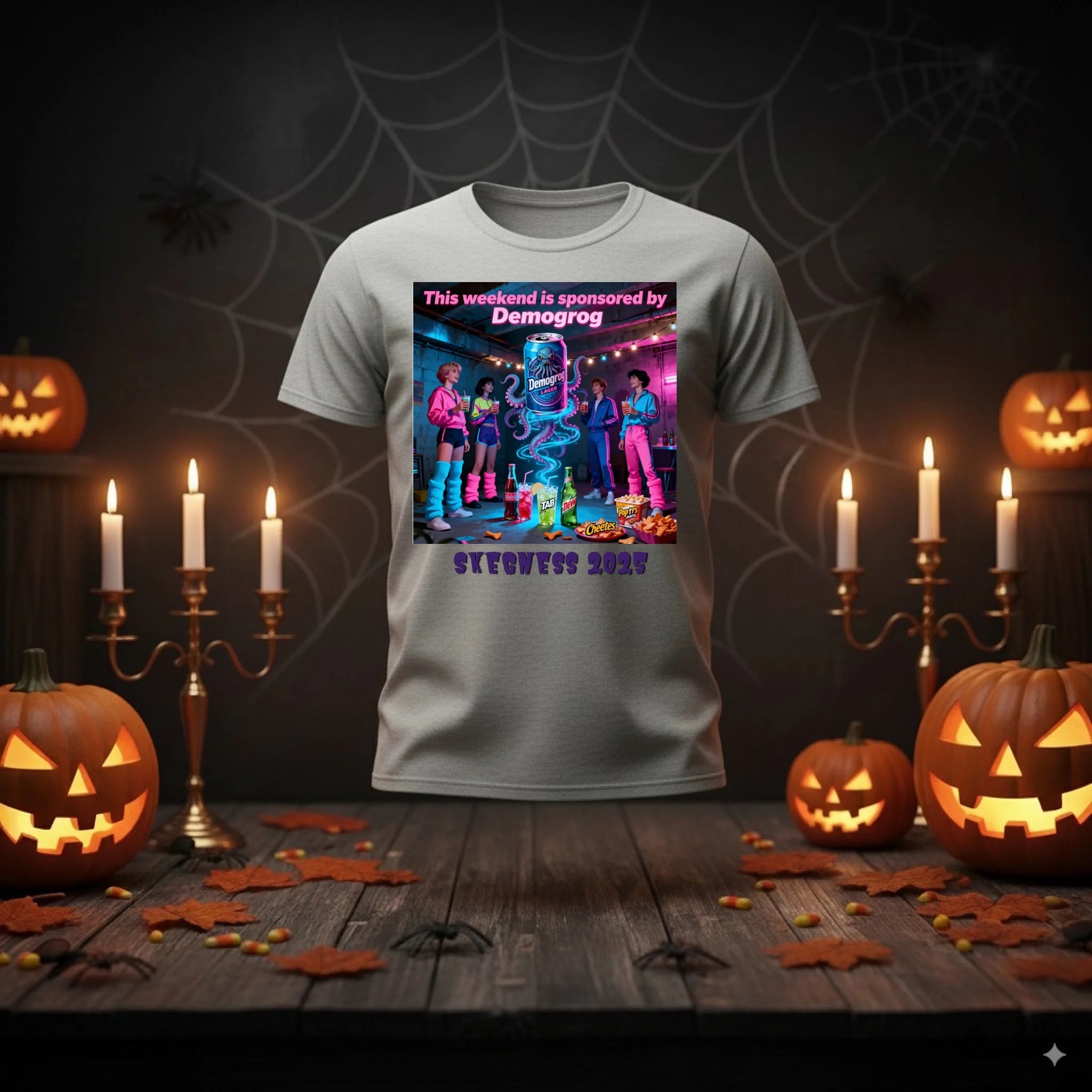 This weekend is sponsored by Demogrog - Adult Weekender Unisex Heavy T-Shirt - Stags, Hens, Birthdays Halloween - Adult Weekender