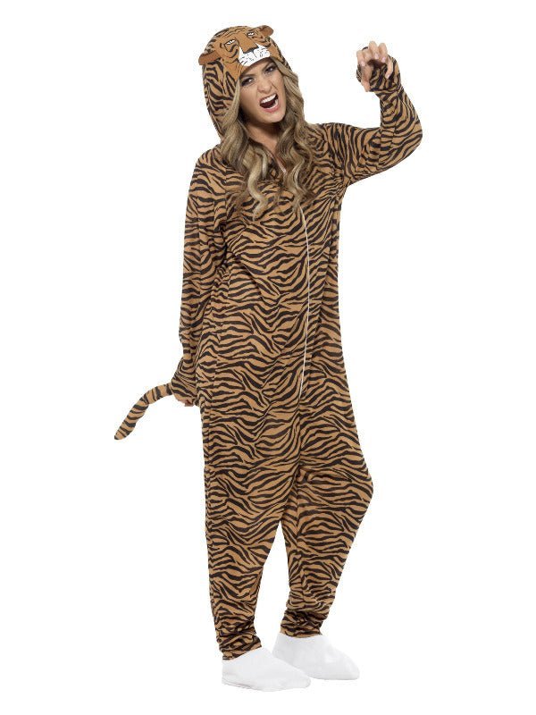Tiger Costume, Brown - Adult Weekender