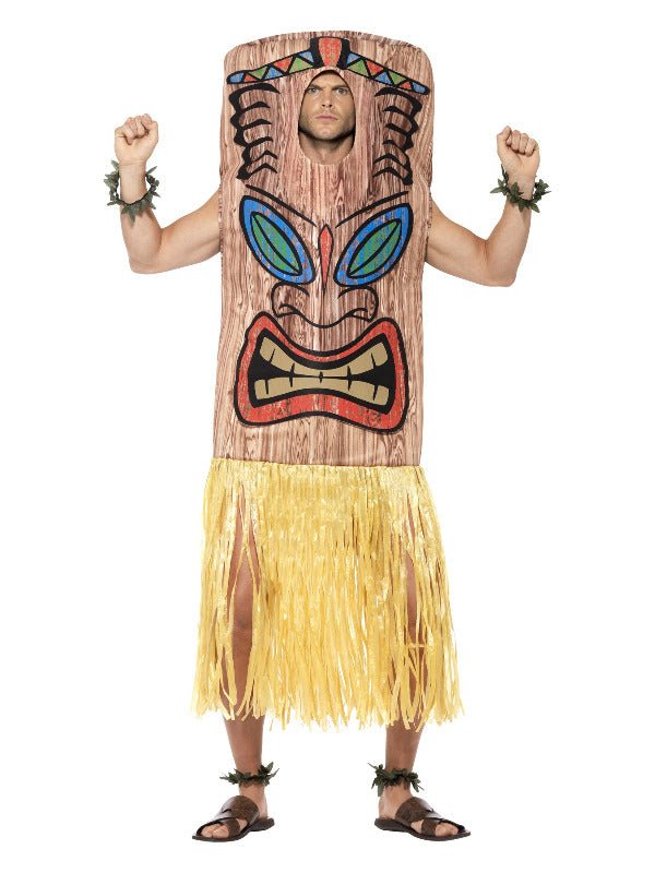 Tiki Totem Costume, Brown - Adult Weekender