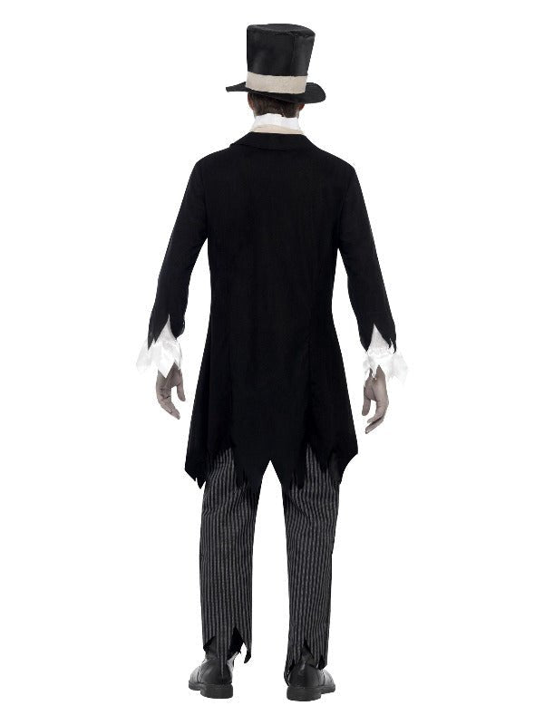 Till Death Do Us Part Zombie Groom Costume, Black - Adult Weekender