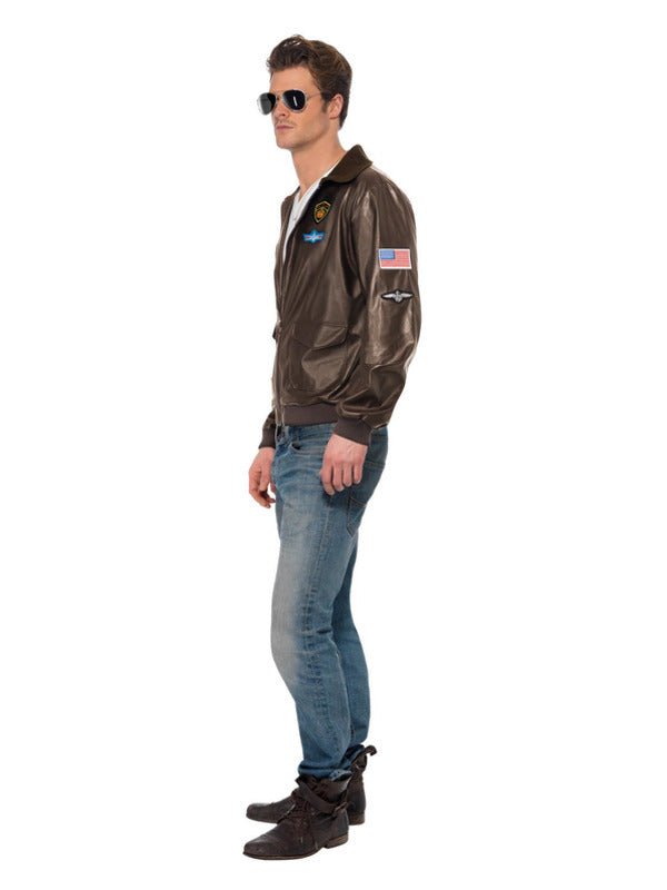 Top Gun Bomber Jacket, Brown - Adult Weekender