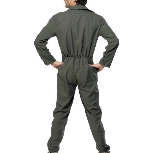 Top Gun Costume, Green - Adult Weekender