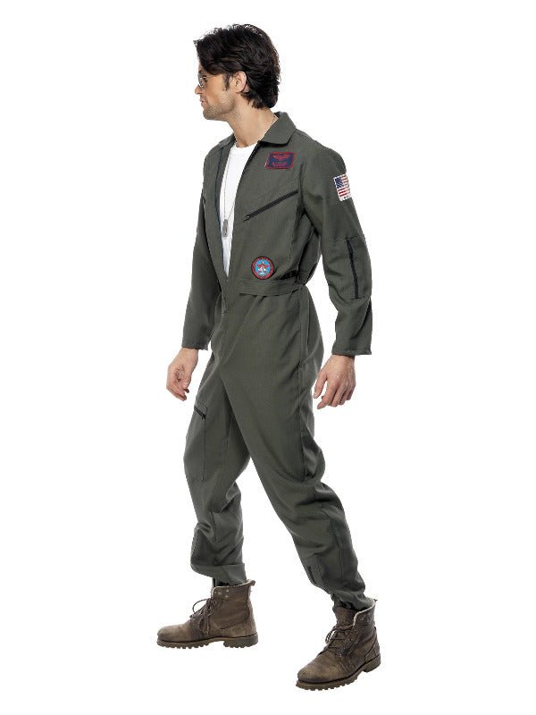 Top Gun Costume, Green - Adult Weekender