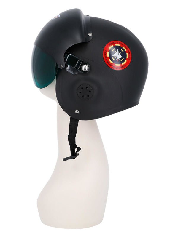 Top Gun Deluxe Helmet, Black - Adult Weekender