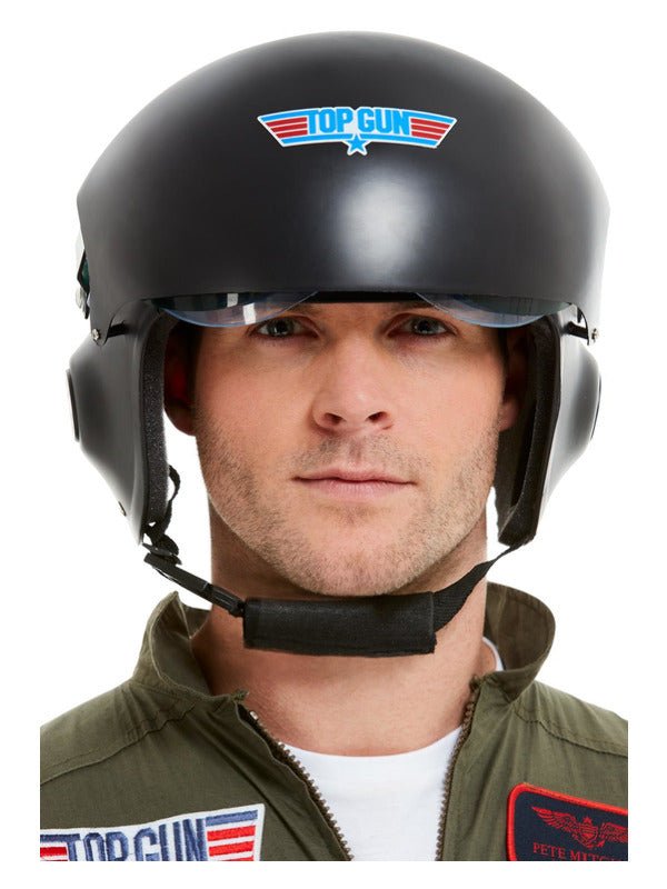 Top Gun Deluxe Helmet, Black - Adult Weekender