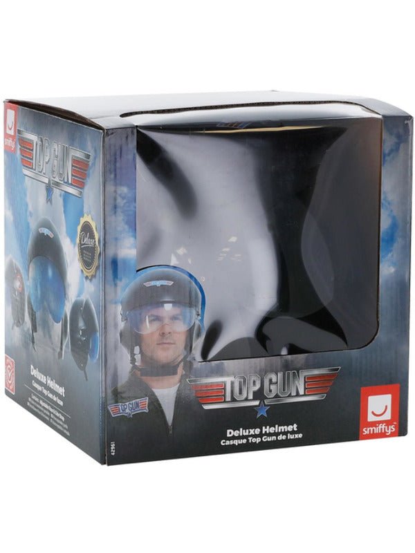 Top Gun Deluxe Helmet, Black - Adult Weekender