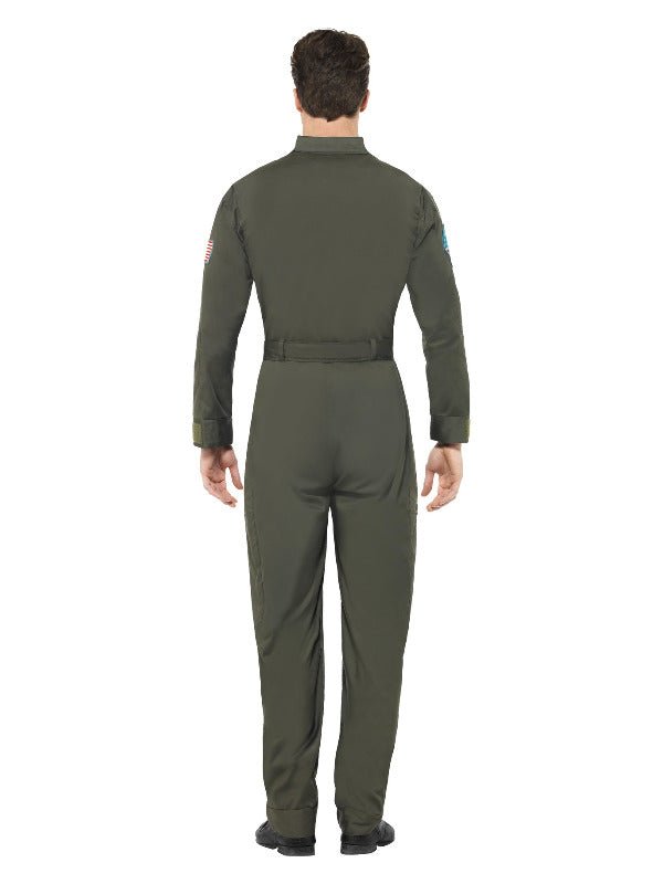 Top Gun Deluxe Male Costume, Green - Adult Weekender