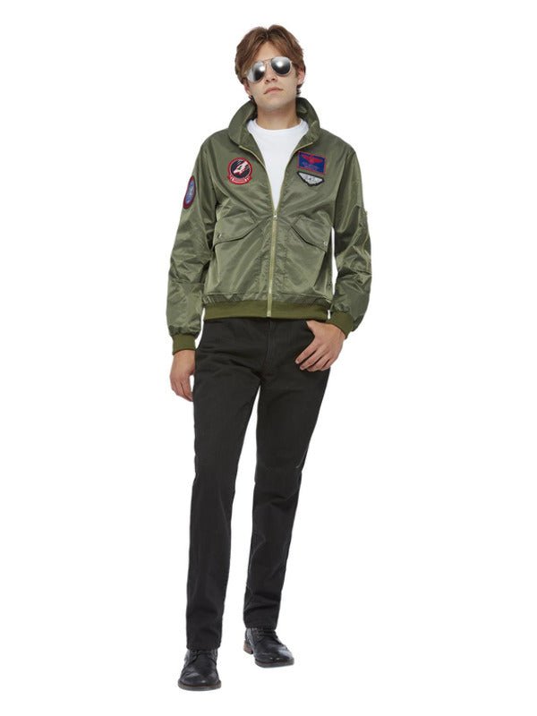 Top Gun Maverick Bomber Jacket, Green - Adult Weekender