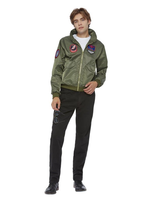 Top Gun Maverick Bomber Jacket, Green - Adult Weekender
