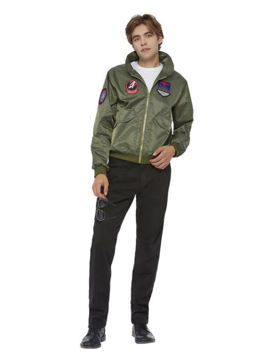 Top Gun Maverick Bomber Jacket, Green - Adult Weekender