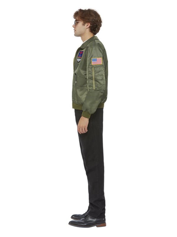 Top Gun Maverick Bomber Jacket, Green - Adult Weekender