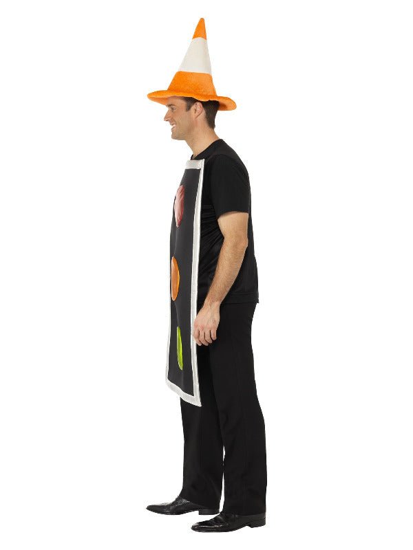 Traffic Light Costume, Black - Adult Weekender