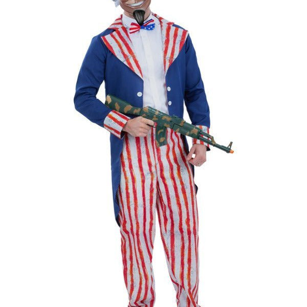 Uncle Sam Horror Patriot Costume - Adult Weekender