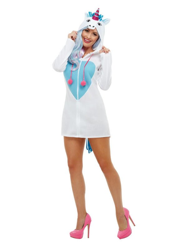 Unicorn Costume, White - Adult Weekender