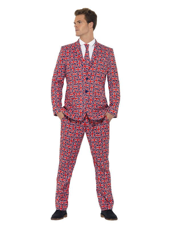 Union Jack Suit, Red - Adult Weekender