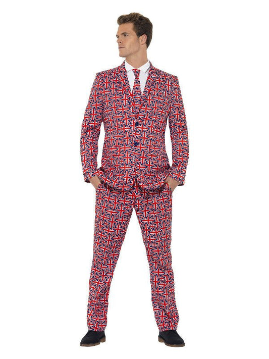 Union Jack Suit, Red - Adult Weekender