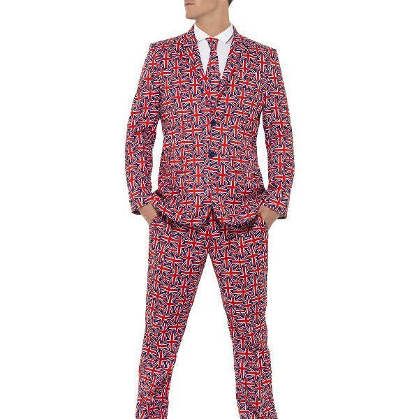 Union Jack Suit, Red - Adult Weekender