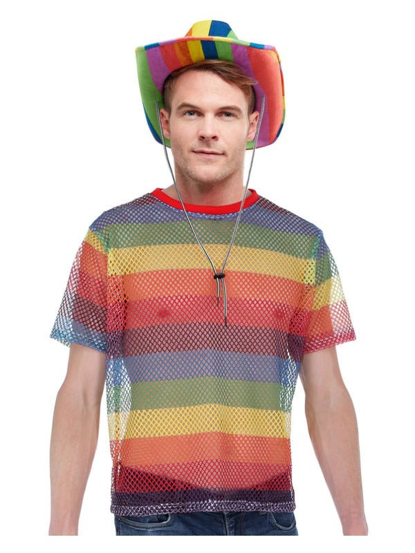 Unisex Rainbow Mesh Top - Adult Weekender