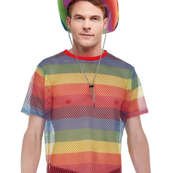 Unisex Rainbow Mesh Top - Adult Weekender