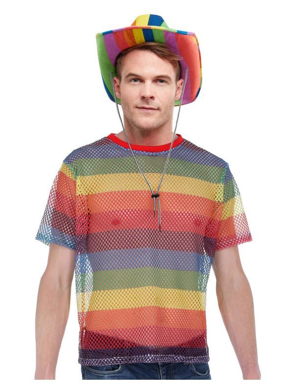 Unisex Rainbow Mesh Top - Adult Weekender